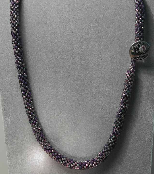 Crocheted Bead Necklace