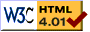 Valid HTML 4.01!